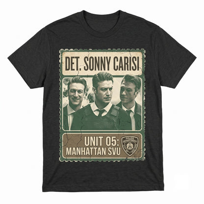 Sonny Carisi Vintage Graphic Retro Cotton Top, Gift for Men Women Unisex TShirt