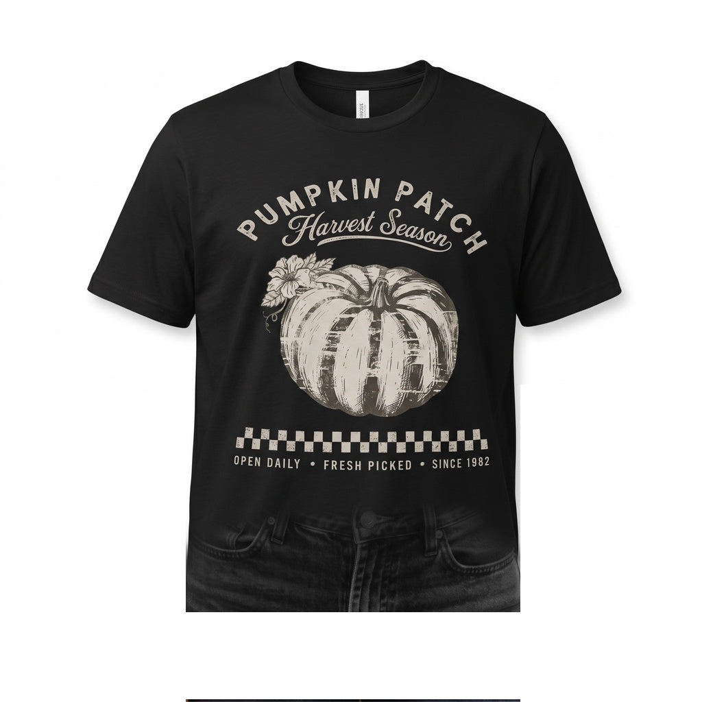 Pumpkin Patch Harvest Season Fall Graphic Autumn Vintage Aesthetic Unisex TShirt