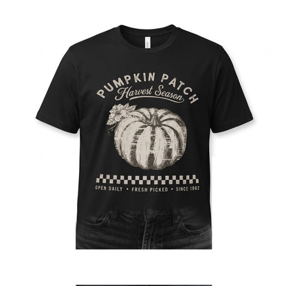 Pumpkin Patch Harvest Season Fall Graphic Autumn Vintage Aesthetic Unisex TShirt