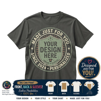 Personalized Graphic Custom Photo Designed And Printed In USA Unisex TShirt