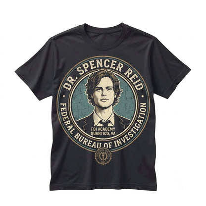 Spencer Reid FBI Genius Profiler Graphic Crime Drama TV Series Fan Gift Unisex TShirt