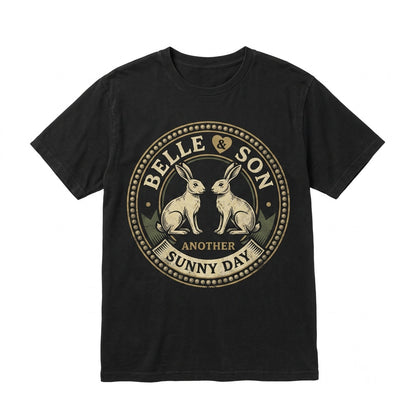Belle and Sebastian Bunny Graphic Vintage Band Cotton Top Unisex TShirt