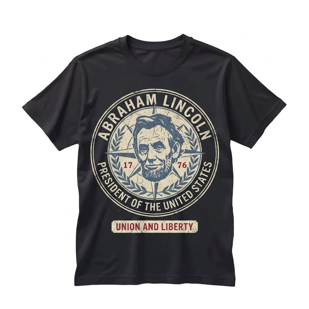 Abraham Lincoln 1776 Patriotic Vintage 250th Anniversary History Lover Gift Unisex TShirt