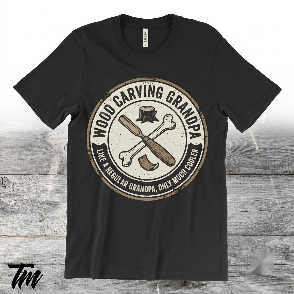 Wood Carving Chainsaw Carpenter Craftsman Timber Whittling Gift Unisex TShirt