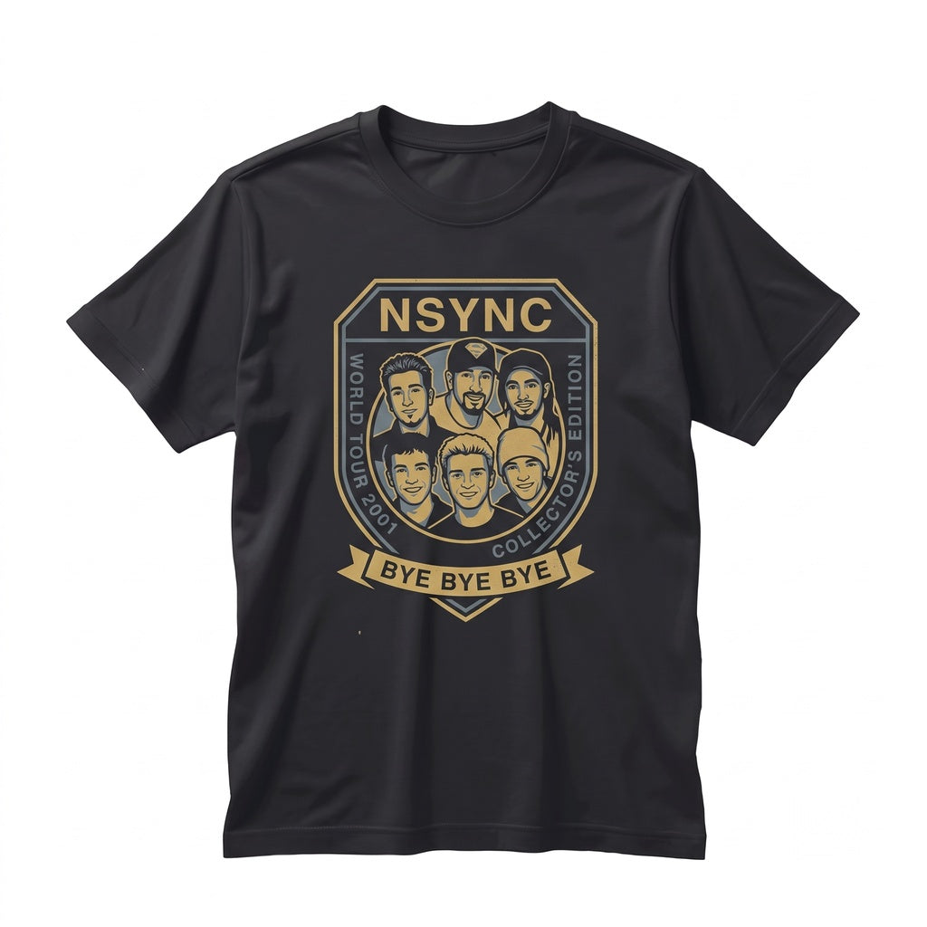 Vintage 1990s Boy Band Concert Tour Graphic Pop Music Nostalgia Fan Apparel Unisex TShirt