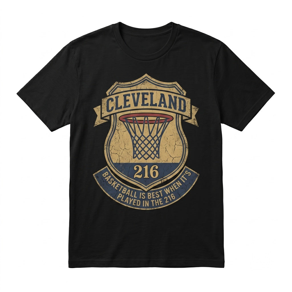 Cleveland Basketball Sweatshirt Streetwear Style CLE BBall Crewneck Graphic Sports Apparel Unisex TShirt