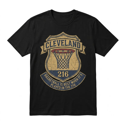 Cleveland Basketball Sweatshirt Streetwear Style CLE BBall Crewneck Graphic Sports Apparel Unisex TShirt