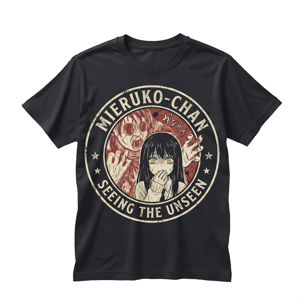 Japanese Streetwear Horror Anime Aesthetic Alt Harajuku Girl Graphic Unisex TShirt
