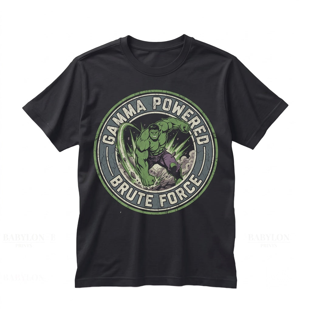 Vintage Hulk Superhero Comic Bruce Banner Graphic Fan Apparel Unisex TShirt