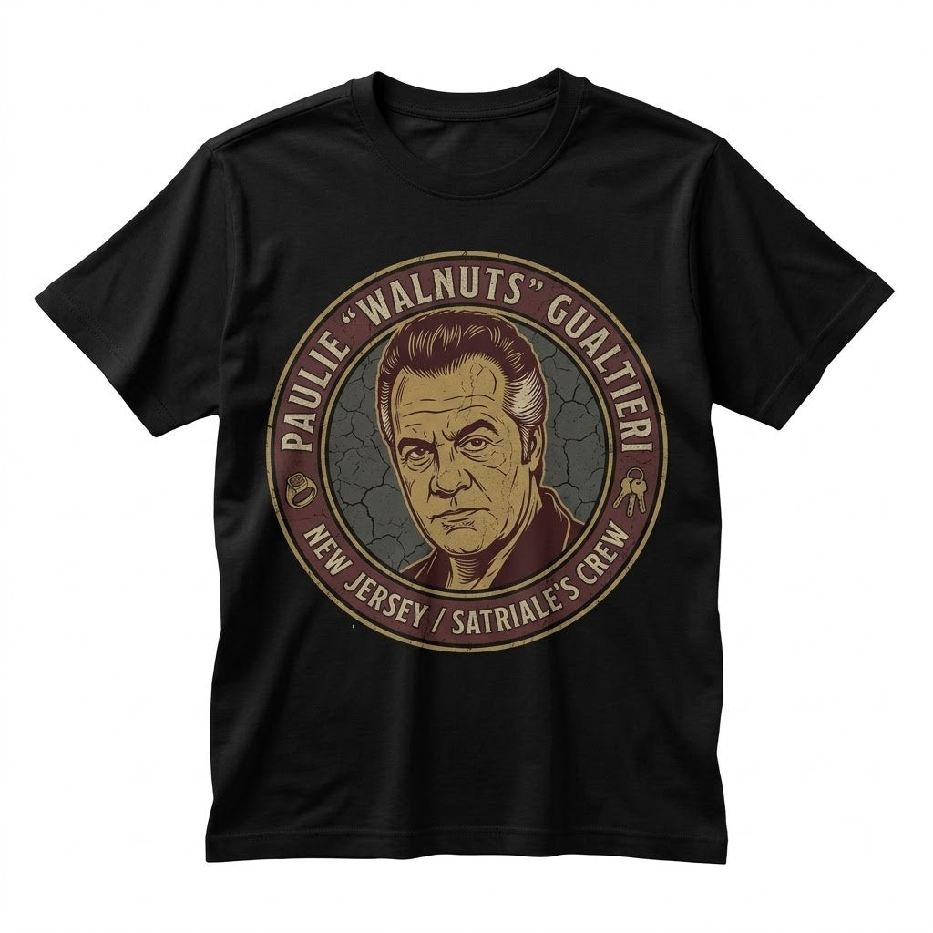 Paulie Gualtieri Vintage Graphic Mobster Mafia Retro Cotton Apparel Gift For Men Women Unisex TShirt