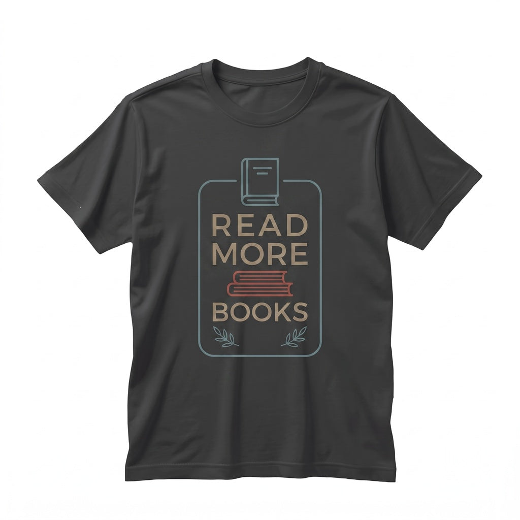 Read More Books Teacher English Educator Librarian Literary Graphic Apparel Unisex TShirt
