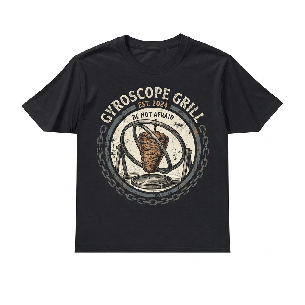 Be Not Afraid Biblically Accurate Angel Gyroscope Grill Graphic Apparel Cotton Short Sleeve Unisex TShirt