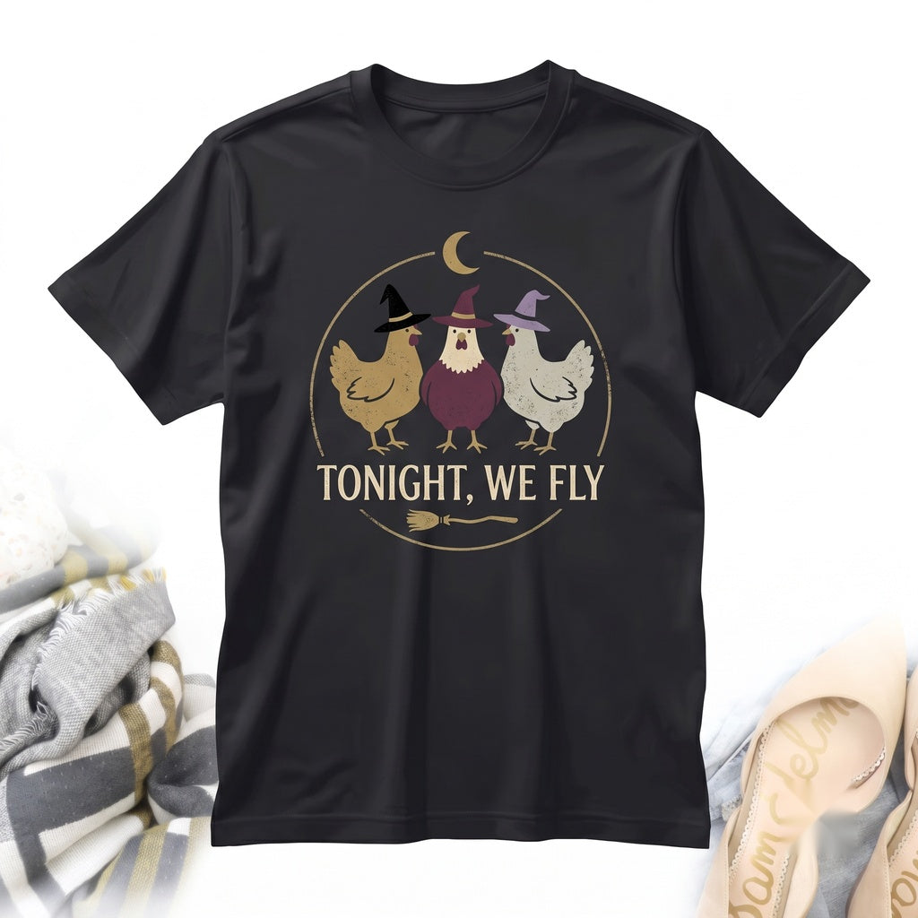Funny Halloween Chicken Mom Graphic Animal Farm Fall Super Soft Apparel Unisex TShirt