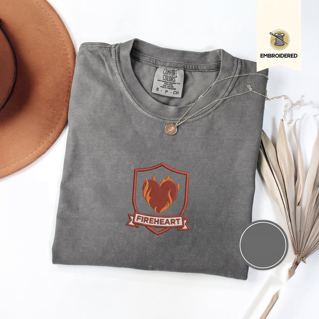 Embroidered Fantasy Bookish Reader Gift Literary Novel Unisex TShirt