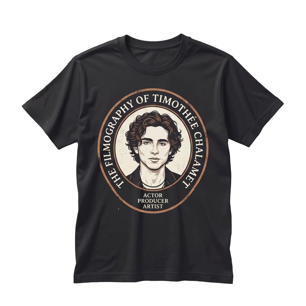 Timothee Chalamet Vintage Retro Celebrity Graphic Gift for Men Women Unisex TShirt