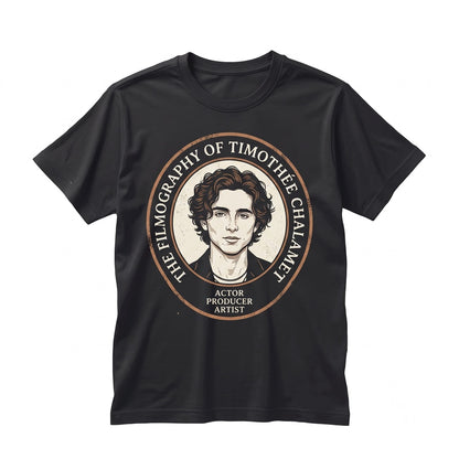 Timothee Chalamet Vintage Retro Celebrity Graphic Gift for Men Women Unisex TShirt