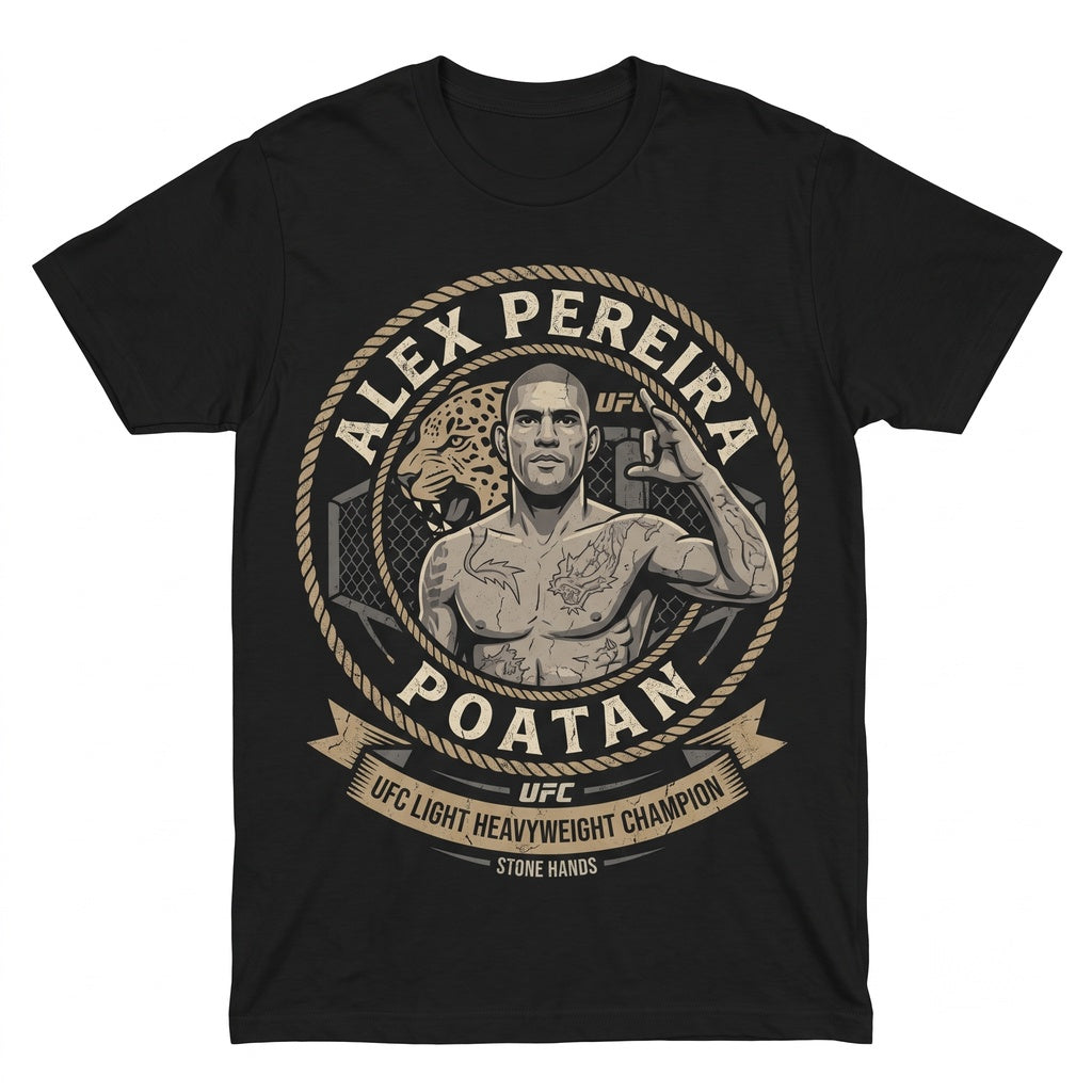 Alex Pereira MMA Kickboxing Champion Graphic Fight Fan