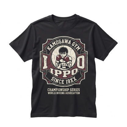 Manga 90s Otaku Boxing Gym Graphic Athletic Apparel Unisex TShirt