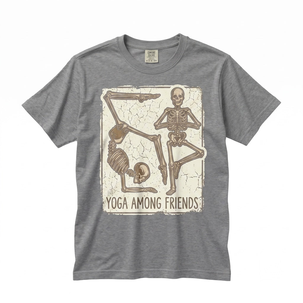 Skeleton Meditation Graphic Yogi Lover Apparel Unisex TShirt