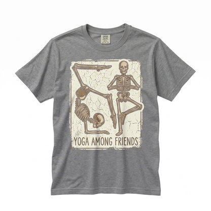 Skeleton Meditation Graphic Yogi Lover Apparel Unisex TShirt