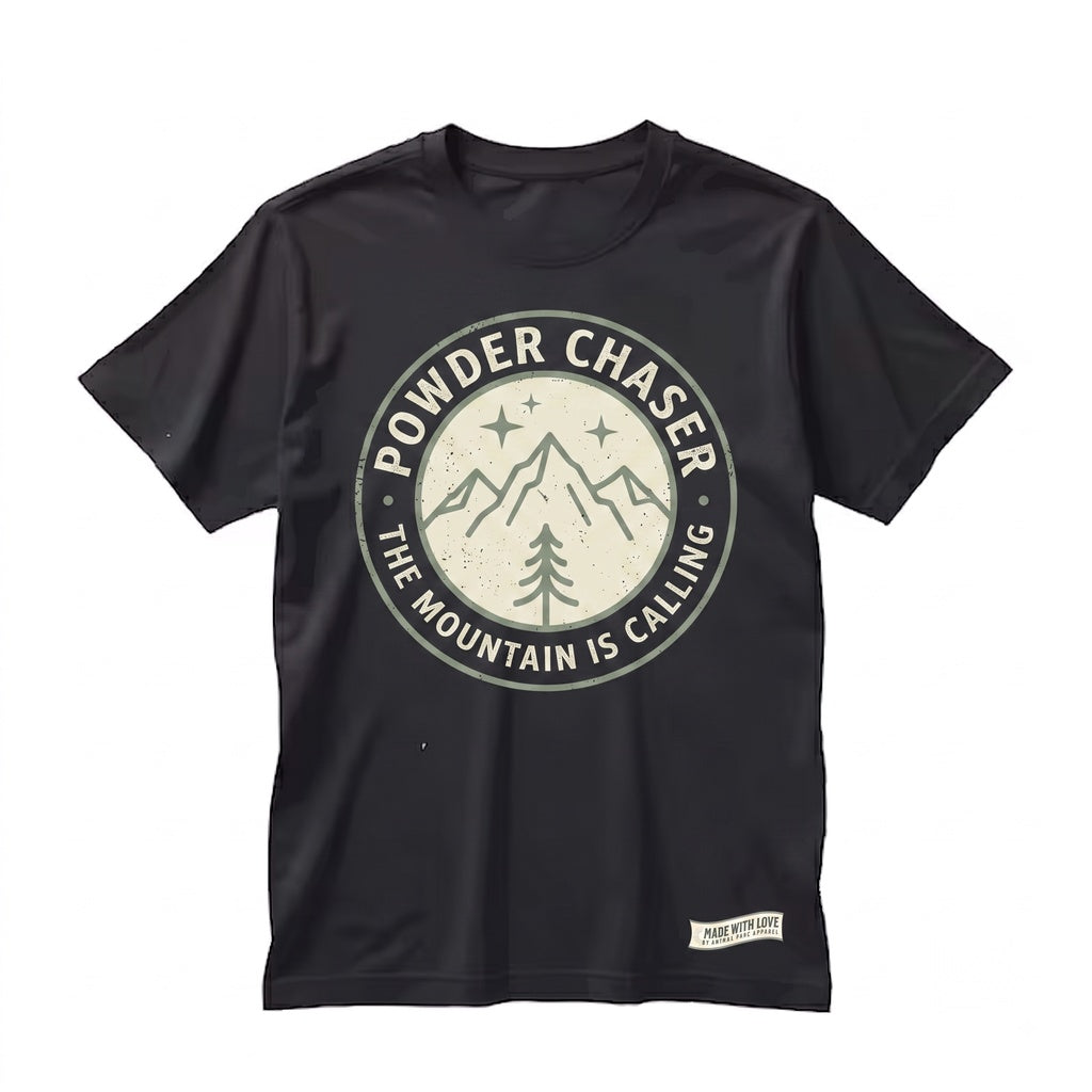 Vintage Retro Powder Chaser Snowboarder Apres Ski Winter Sports Funny Graphic Gift Unisex TShirt