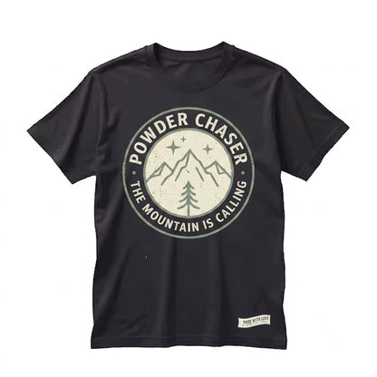 Vintage Retro Powder Chaser Snowboarder Apres Ski Winter Sports Funny Graphic Gift Unisex TShirt