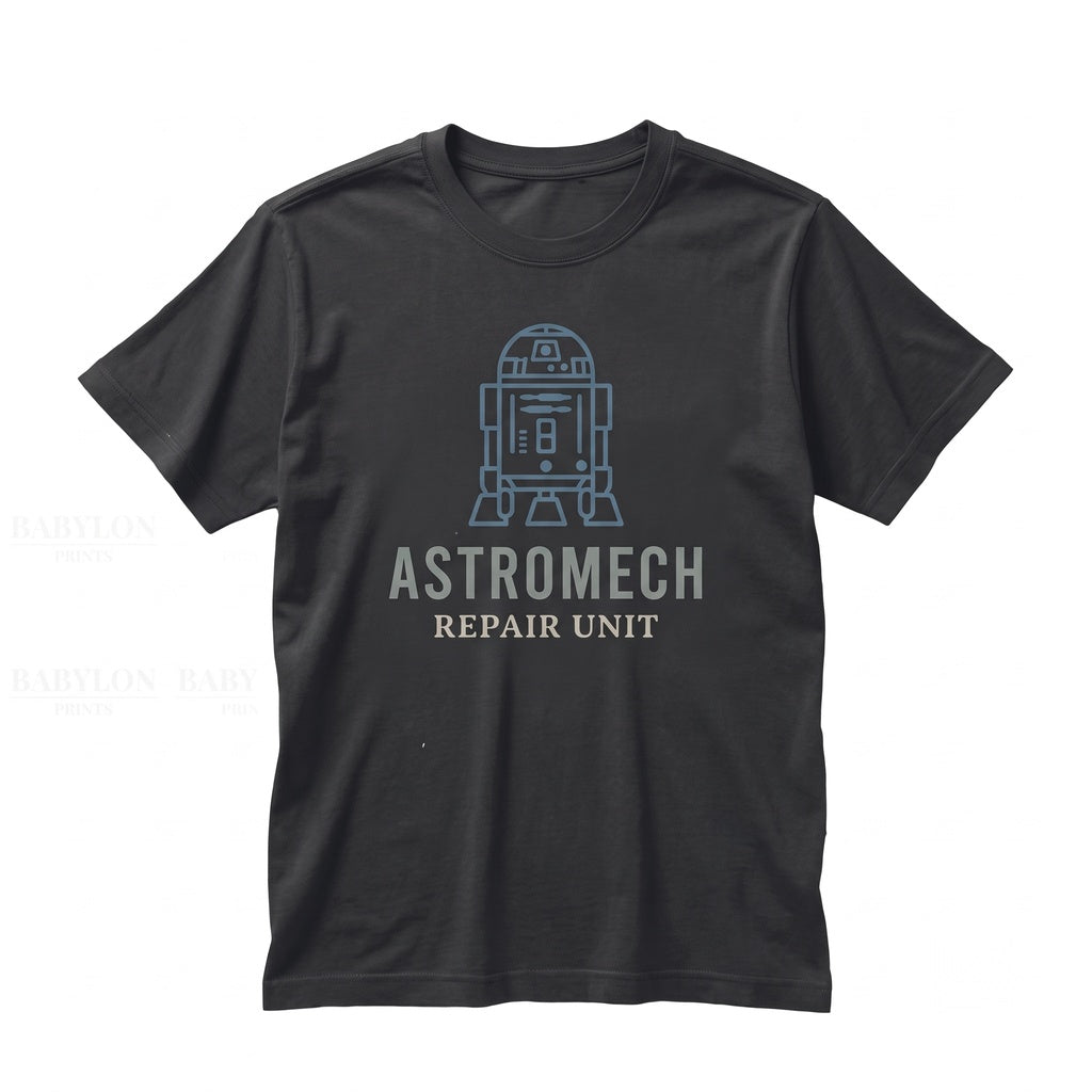 Vintage R2-D2 Graphic Droid Retro Sci-Fi Robot May Fourth Theme Park Matching Apparel Unisex TShirt