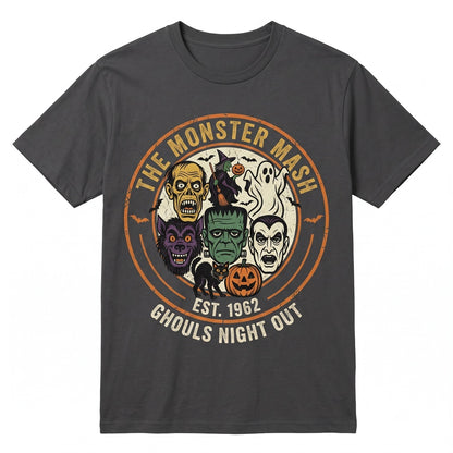 Vintage Halloween Monster Graphic Retro Spooky Season Fall Unisex TShirt