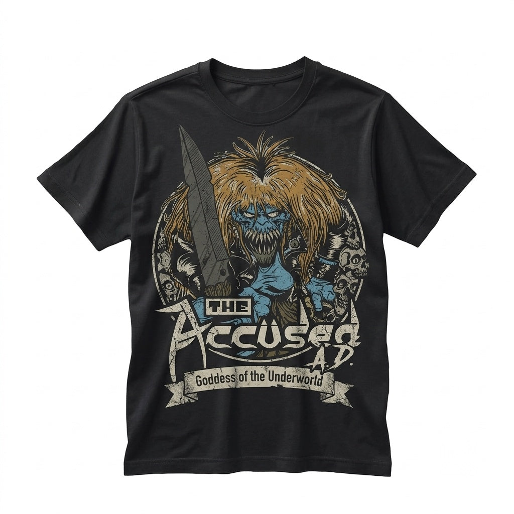 Accused A.D. Graphic Band Merch Novelty Heavy Cotton Unisex TShirt