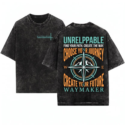 Way Maker Faith Christian Jesus Gospel Religious Apparel Unisex Wash T-Shirt