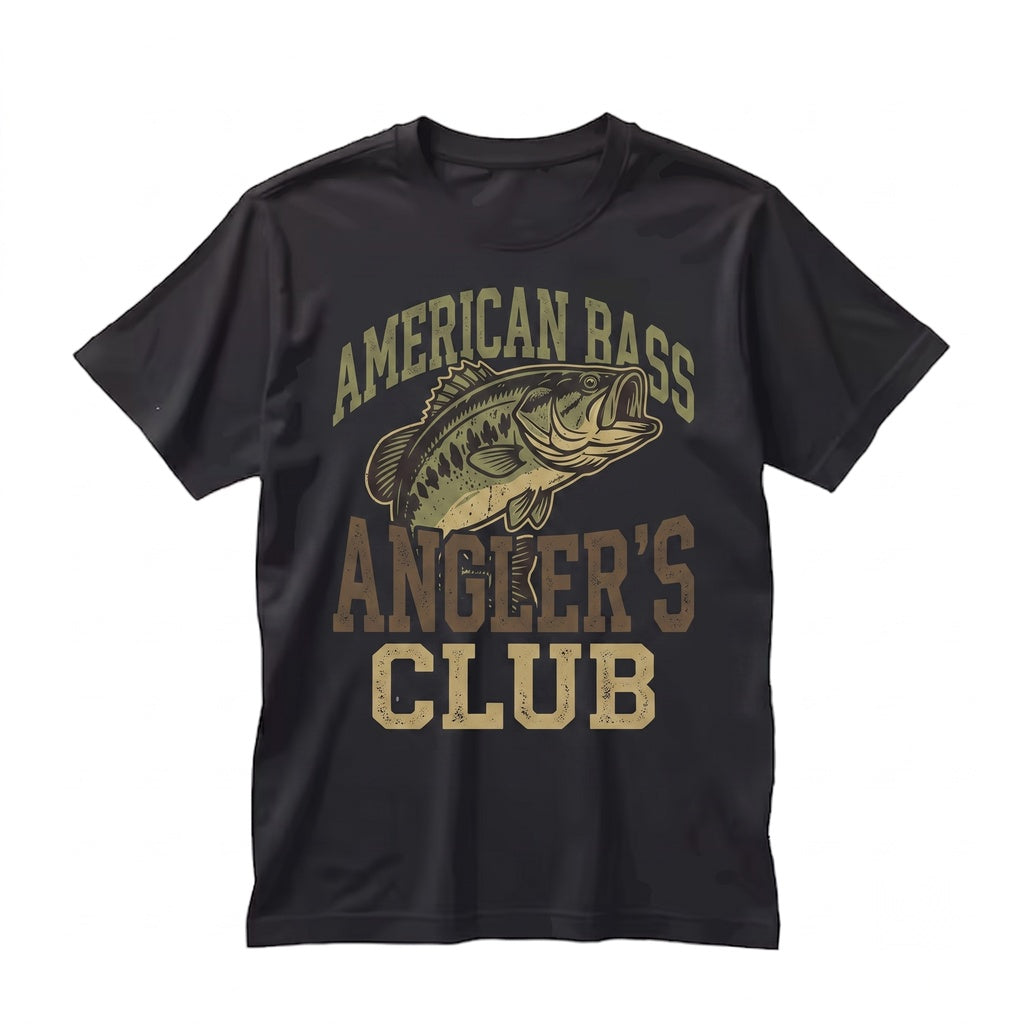 Vintage Largemouth Smallmouth Bass Fishing River Angler Outdoors Graphic Gift Unisex TShirt