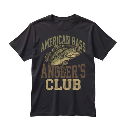 Vintage Largemouth Smallmouth Bass Fishing River Angler Outdoors Graphic Gift Unisex TShirt