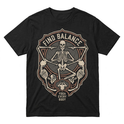 Skeleton Meditation Graphic Yogi Lover Apparel Unisex TShirt