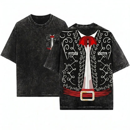 Mariachi Mexican Fiesta Costume Ideal Musicial Festival Birthday Theme Party Halloween Celebrating Cinco De Mayo Unisex Wash