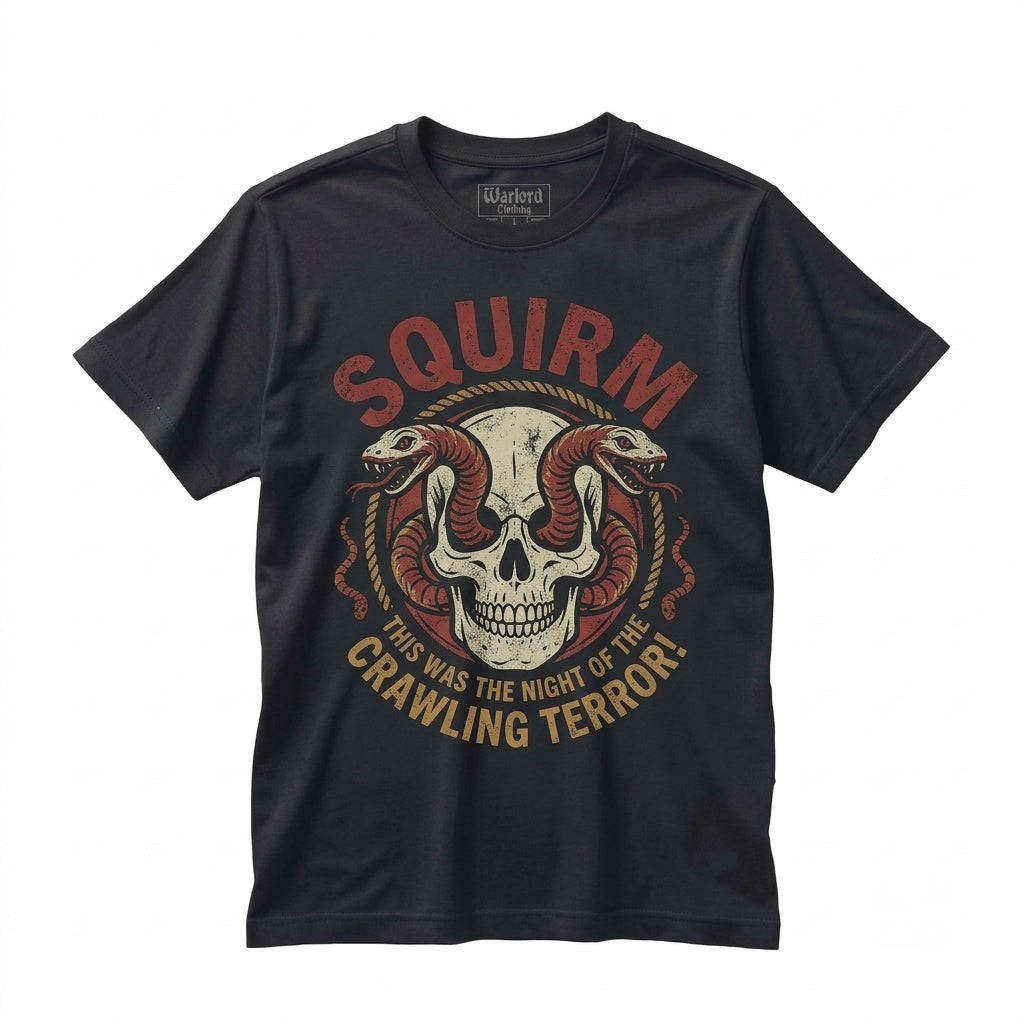 Squirm Vintage Creature Retro Horror Movie Graphic Tee Unisex TShirt