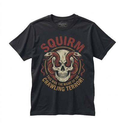 Squirm Vintage Creature Retro Horror Movie Graphic Tee Unisex TShirt