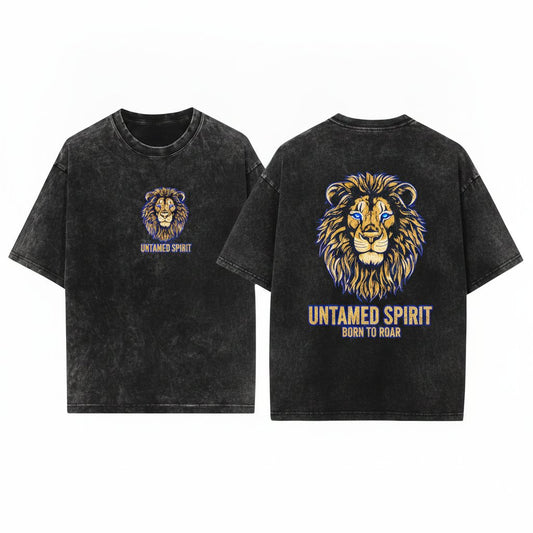Vintage Wildcat Graphic Pullover Wildlife Crewneck Safari Animal Lover Gift Retro Sweatshirt Unisex Wash T-Shirt