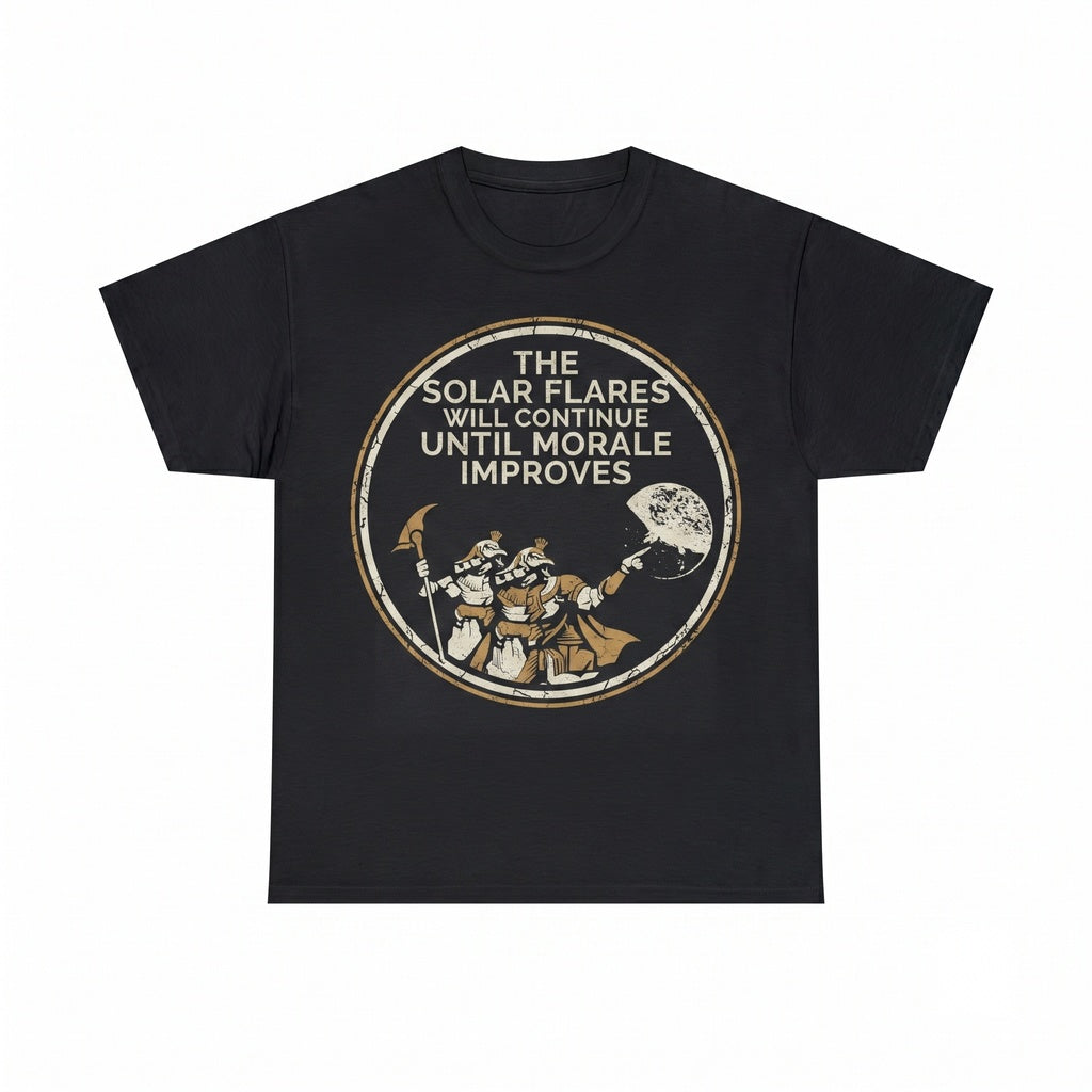 The Solar Flares Will Continue Egyptian Sun God Ra Graphic Vintage Apparel Unisex TShirt
