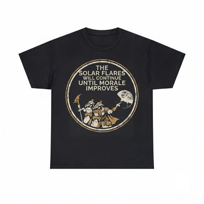 The Solar Flares Will Continue Egyptian Sun God Ra Graphic Vintage Apparel Unisex TShirt
