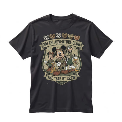 Mickey Minnie and Friends Safari Wild Trip Theme Park Vacation Unisex TShirt