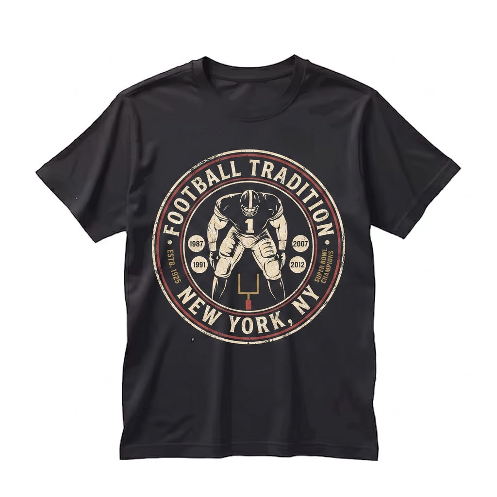 Retro 90s New York Football Vintage Game Day Graphic Sports Apparel Unisex TShirt