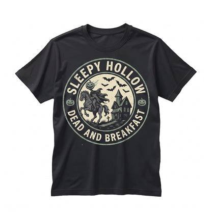 Sleepy Hollow Dead and Breakfast Gothic Horror Halloween Graphic Unisex TShirt