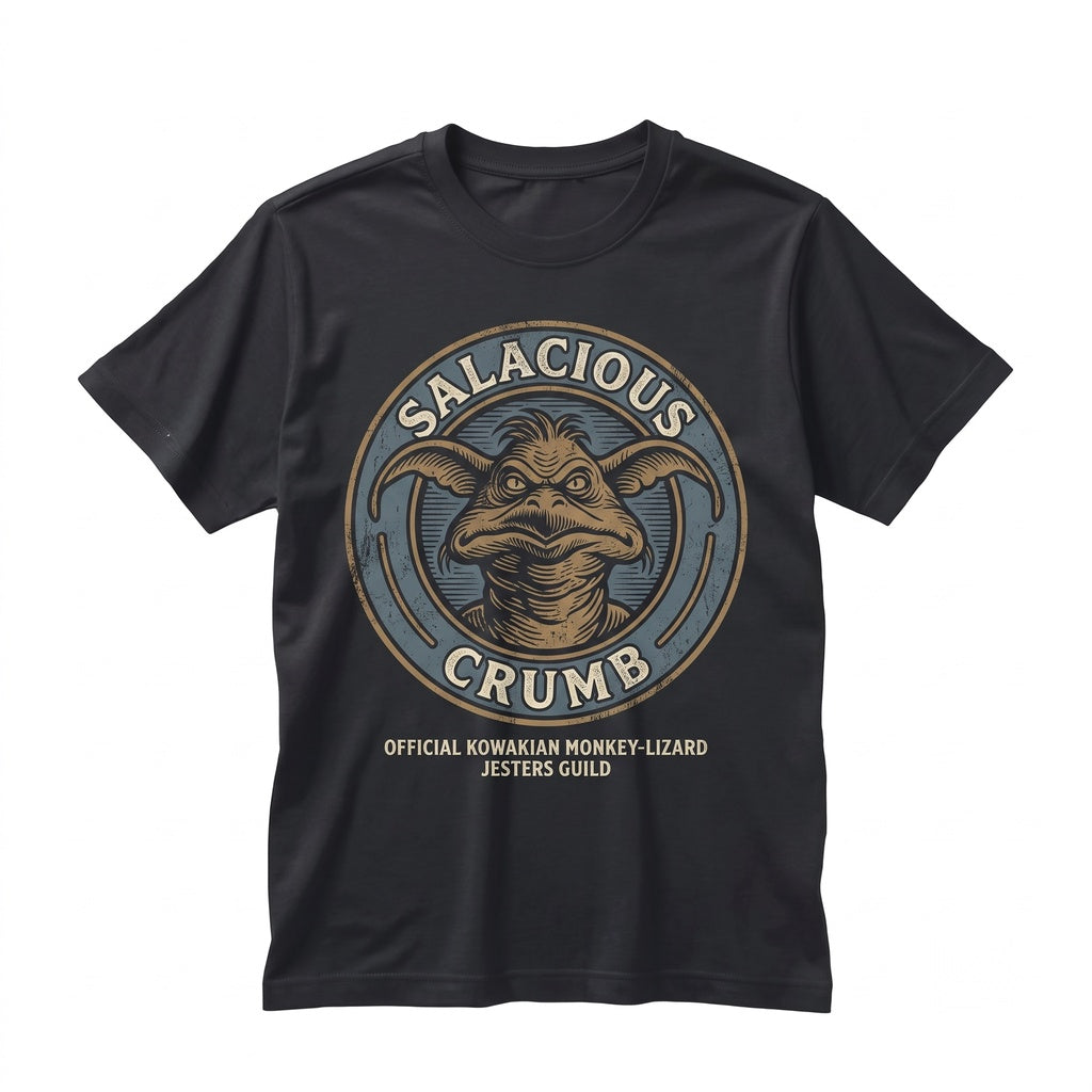 Salacious Crumb Funny Kowakian Monkey-Lizard Graphic Jabba Palace Tatooine Sci-Fi Unisex TShirt