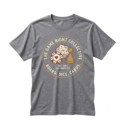 Board Game Night Player Tabletop Dice Graphic Apparel Unisex TShirt