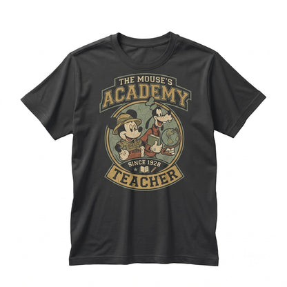 Magical Castle Mouse Friends Teacher Quotes Life Sublimation Graphic Unisex TShirt