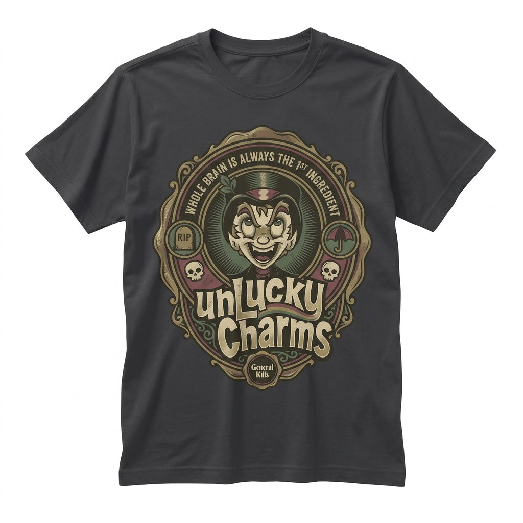 Unlucky Bad Luck Misfortune Superstition Spooky Graphic Novelty Humor Unisex TShirt