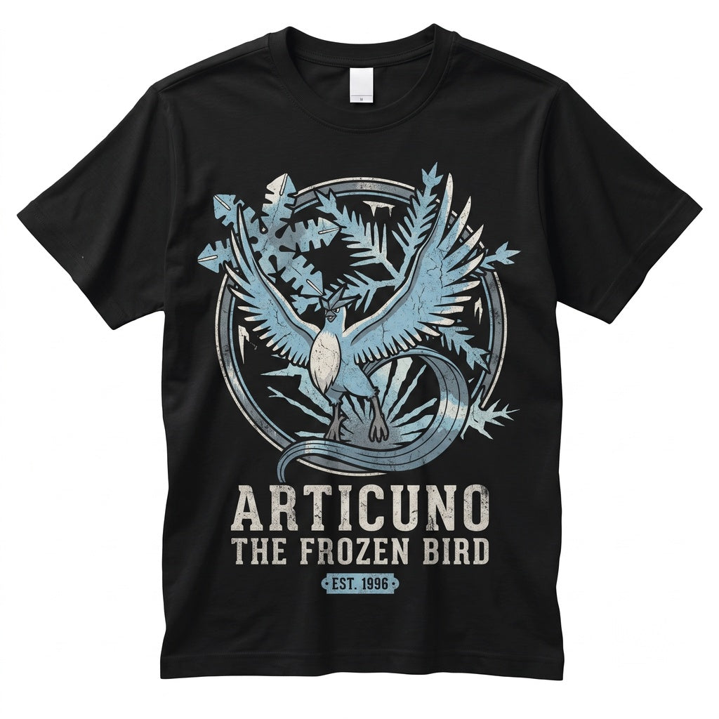 Vintage Ice Bird Graphic Sleeveless Retro Y2K Anime Streetwear Unisex TShirt