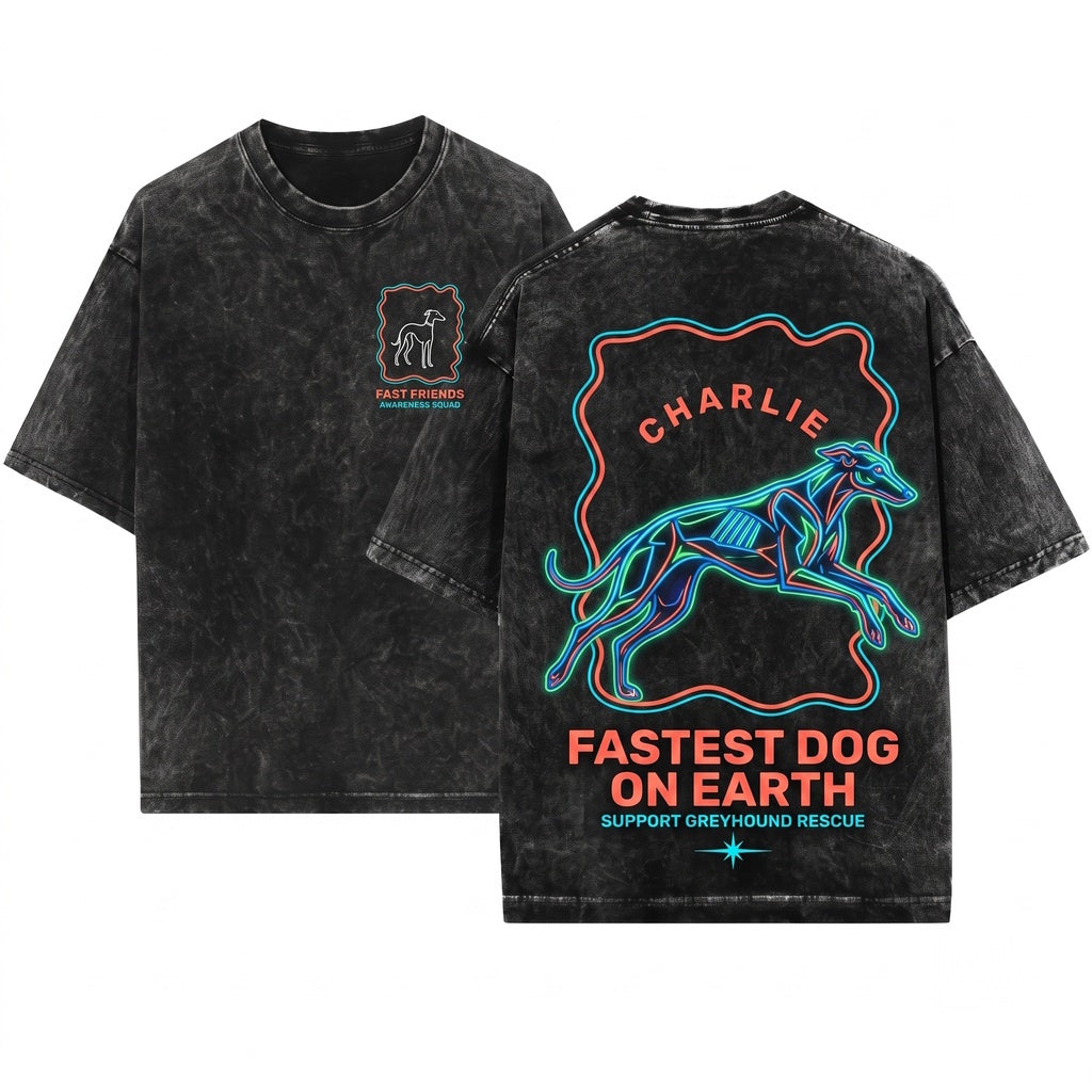Custom Hand Drawn Photo Portrait Funky Doodle Art Personalized Gift Badly Pet Unisex Wash T-Shirt