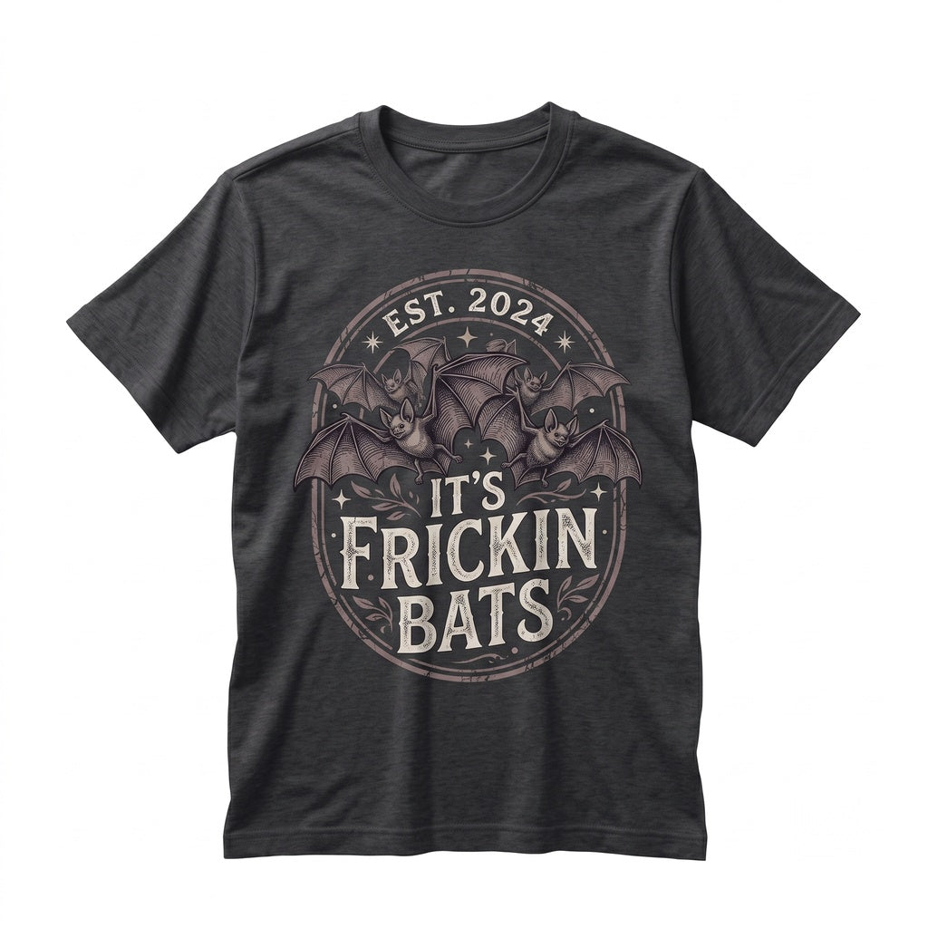 Its Frickin Bats Funny Halloween Meme Graphic Spooky Season Fall Gift Unisex TShirt
