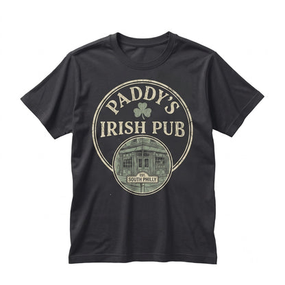 Retro Philadelphia Irish Bar Graphic Novelty Apparel Unisex TShirt